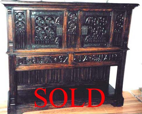 french antique gothic dressoir sold