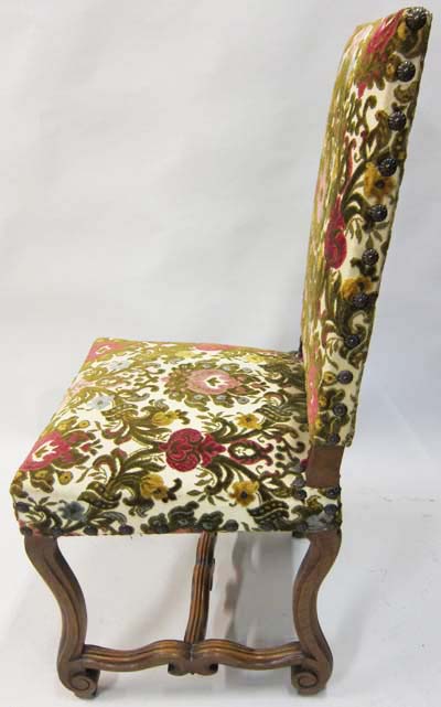 3212-side view of upholstered dining chair