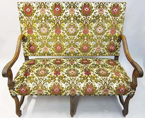 3212-antique settee Louis XIV