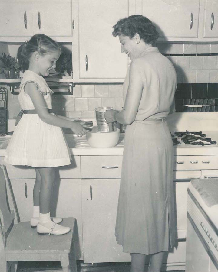Margaret and Meril in Kitchen