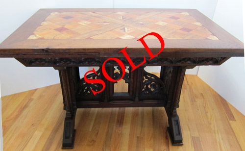 flamboyant gothic dining table