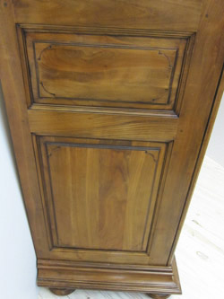 1017-side of walnut armoire 20th century