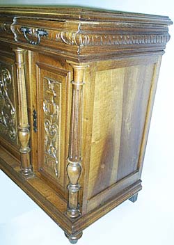 3094-angle of antique cabinet