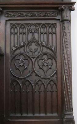 5112a-tracery on gothic cabinet