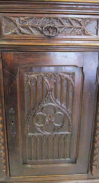gothic cabinet front