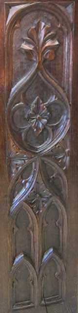 gothic cabinet side panel
