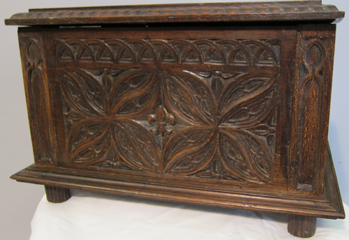 small gothic chest jewelry box coffret