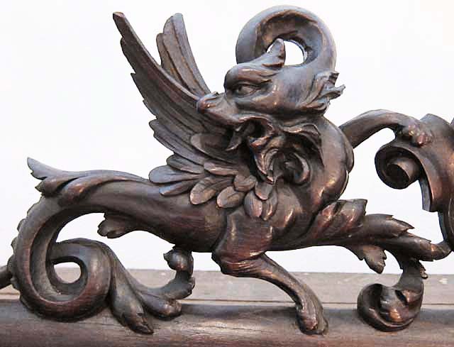 5183a-detail of ornament atop cabinet