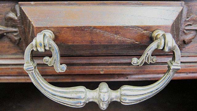 5183b-antique drawer handle of french cabinet