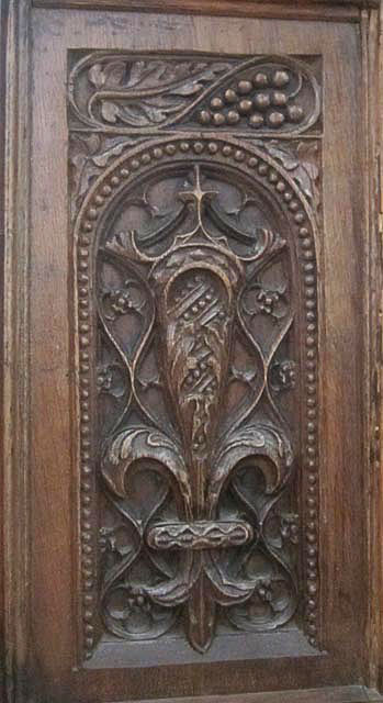 French Antique Gothic Dressoir Intricately Carved-5203-M. Markley Antiques