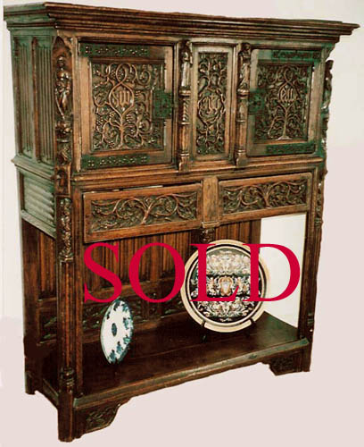 gothic french dressoir