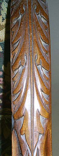 3105-acanthus leaf carving detail