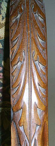 3105-acanthus leaf carving detail