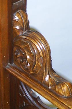 3214-scroll detail of armrest