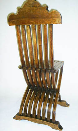 3221-back view of X chair