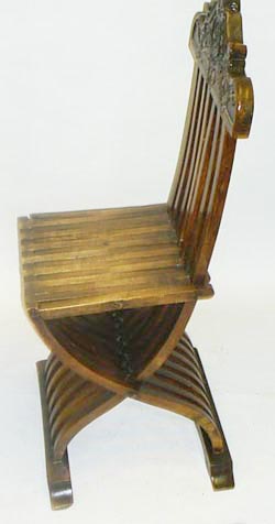 3221-side view of X chair