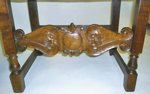 3301-base of tuscan style antique chair