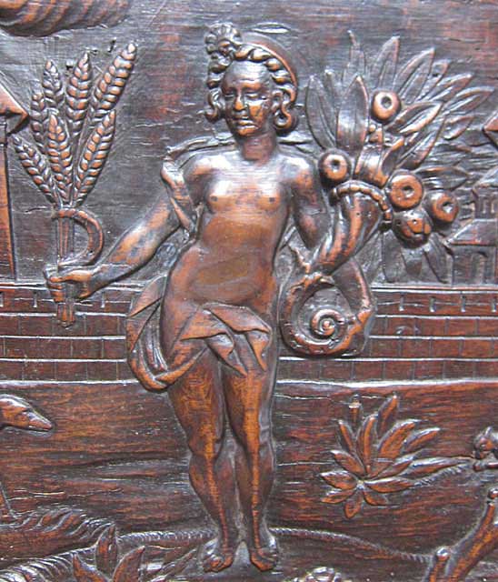 3310-detail of right carved back ceres 