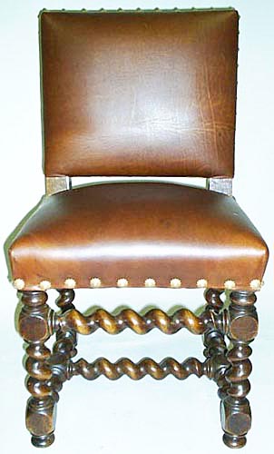 3312-leather dining chair