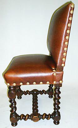 3312-louis xiii style dining chair leather