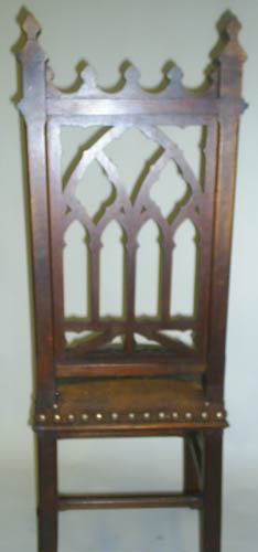 4110-rear view gothic dining chair