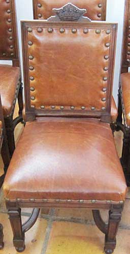 4175-leather dining chair