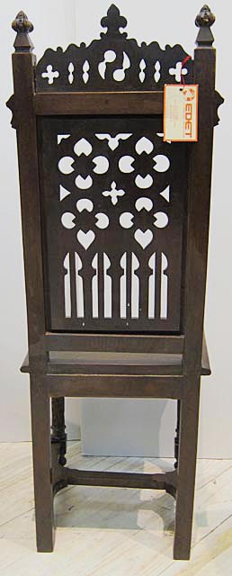 4180-rear view gothic dining chair