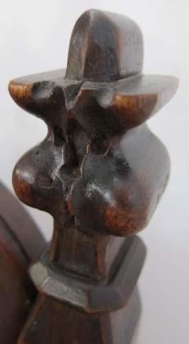 4180b-finial on side of gothic armchair