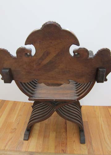 5101-back of savonarola chair