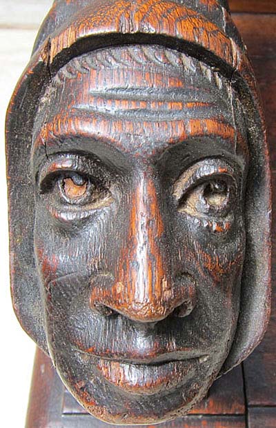 5177-carved face left