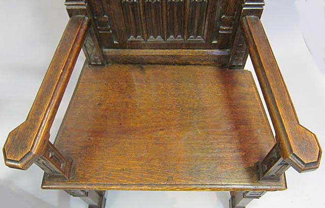 seat of armchair