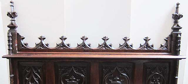 bench gothic railing