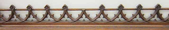 bench gothic railing