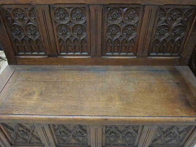 gothic bench seat