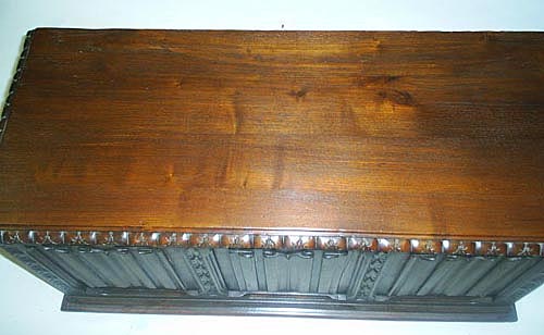3216-top of walnut chest