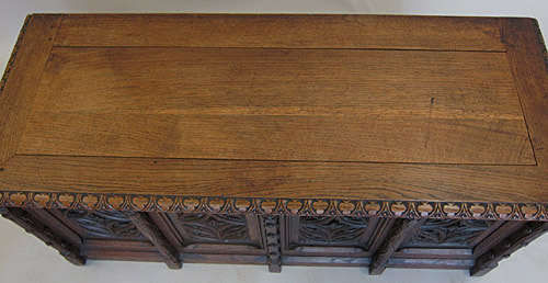 4189-top of french oak chest