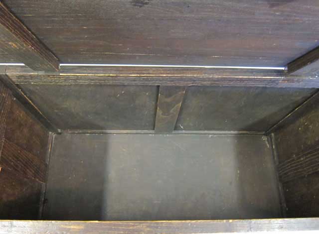 interior of gothic chest