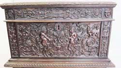 5180-heavily carved Renaissance Chest