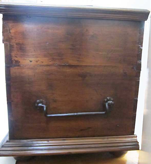 side of renaissance chest