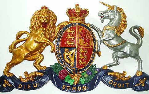 fiberglass Royal Coat of Arms