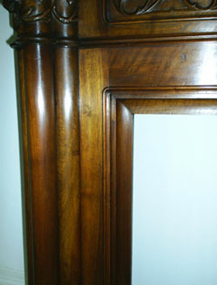 4110-walnut patina fireplace