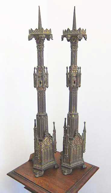 gothic candlesticks