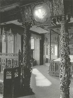 columns from Victor Hugo's Hauteville House