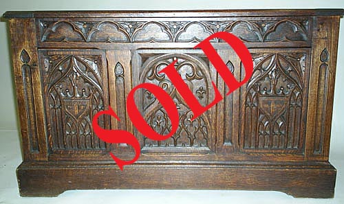 french gothic revival chest