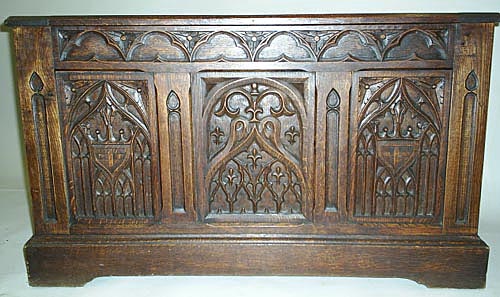 french gothic revival chest