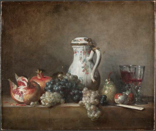 chardin pomegranates