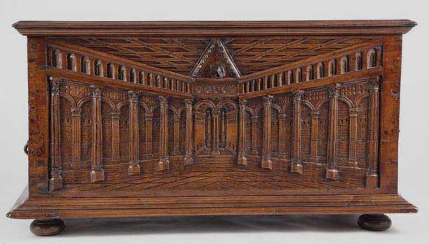 italian renaissance carved chest