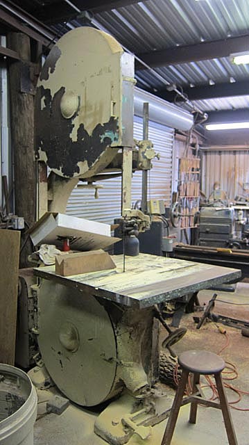 Inside George Greider's Workshop - Giant Band Saw