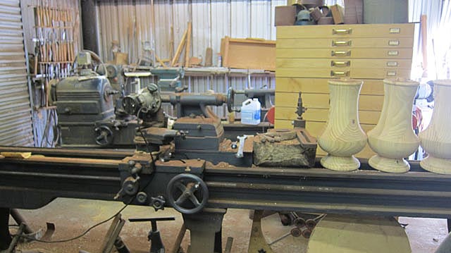 Inside George Greider's Workshop - Giant Lathe