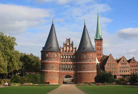 Holstentor in Lubeck